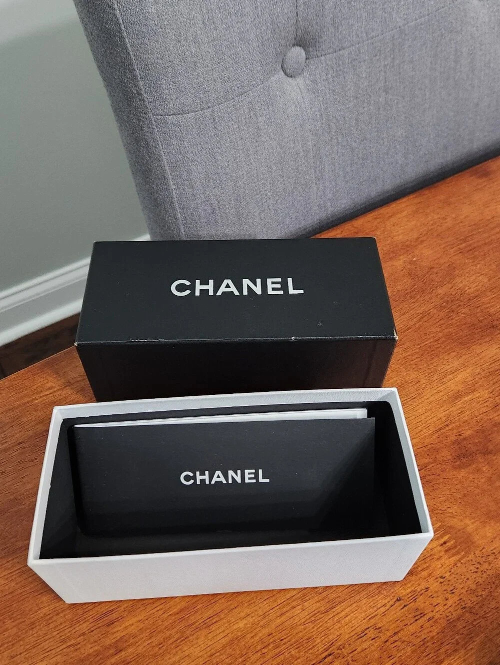 Authentic Chanel 5139 Multicolor Letter Sunglasses In a Black Gradient Frame